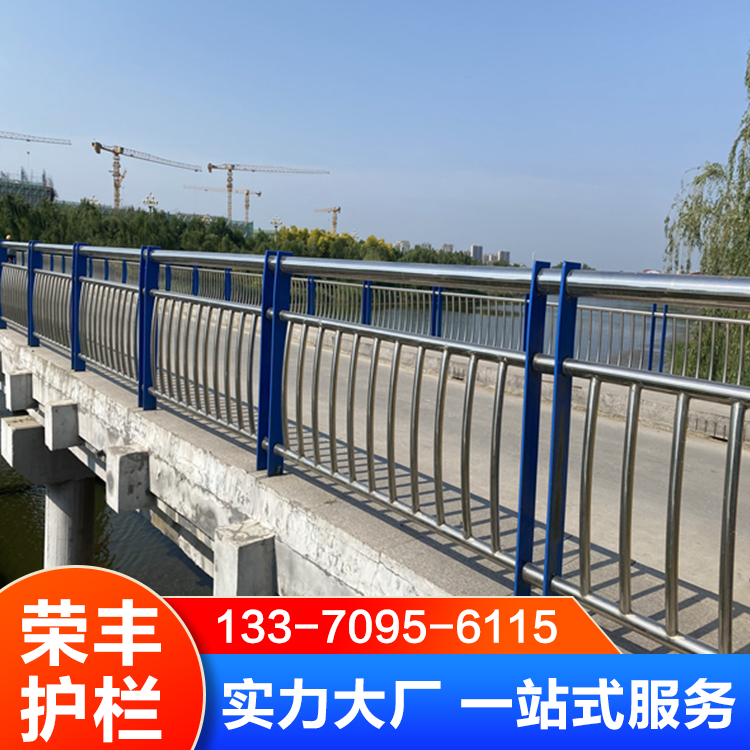 201 304不銹鋼復(fù)合管護欄 橋梁 河道 湖邊 天橋 景觀欄桿