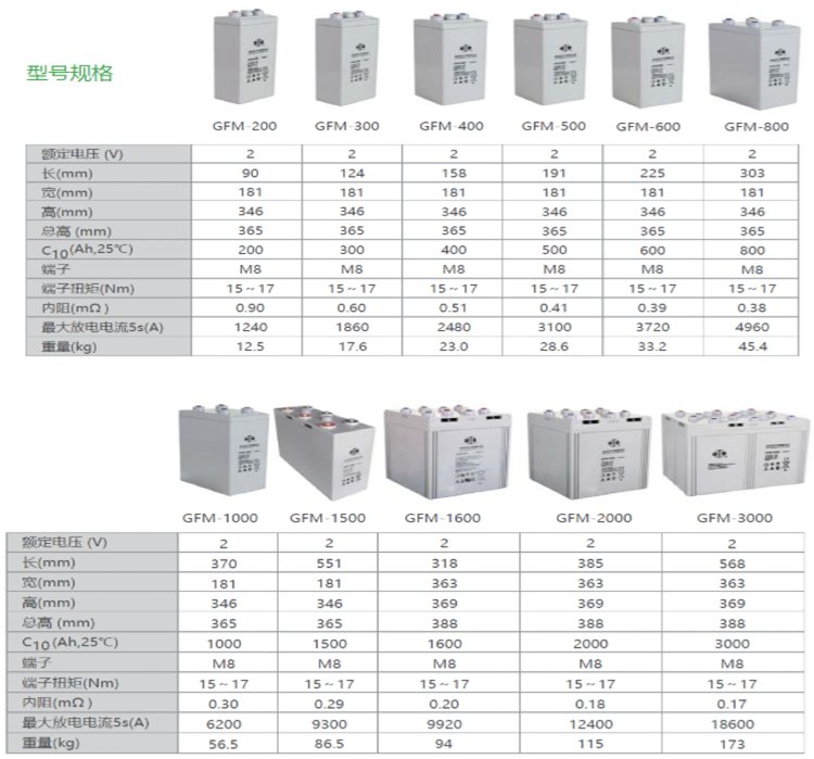 SHOTO雙登蓄電池GFM-500閥控鉛酸2V500AH通信電力機房發(fā)電廠第16張